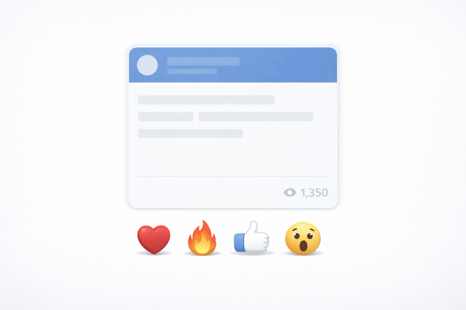 Пост Telegram с просмотрами без реакций