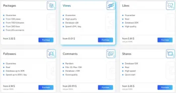 pr motion offers tiktok views, packages, likes, followers, comments, shares, live stream viewers.